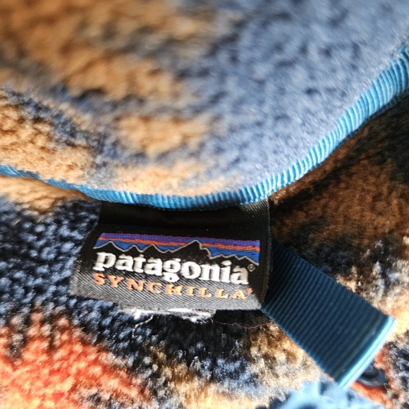 Patagonia Synchilla Snap-T Printed Southwestern Aztec Pullover - Picture 6 of 8